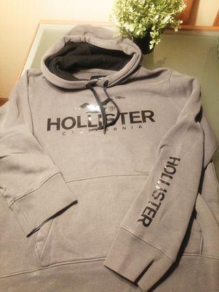Sudadera Hollister original Gris Talla XS