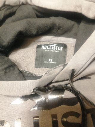 Sudadera Hollister original Gris Talla XS