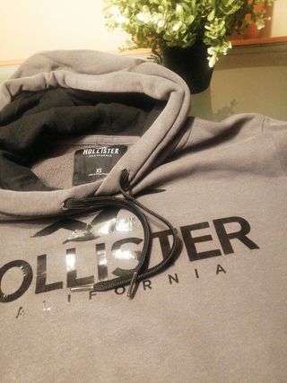 Sudadera Hollister original Gris Talla XS
