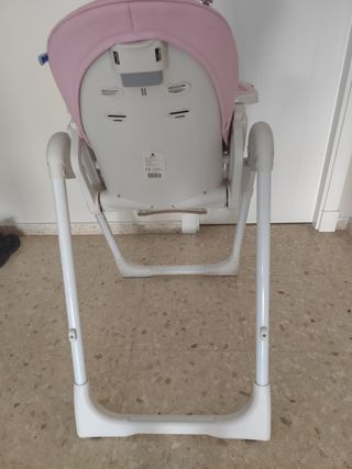 Trona de bebé rosa