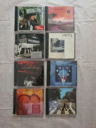 CDs Bryan Adams, Toto, Van Morrison, The Connells