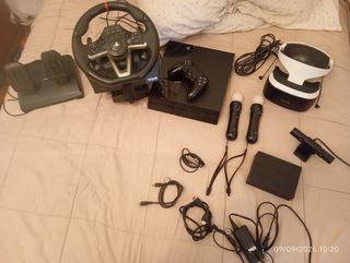 PS4 con VR, Volante y Mandos