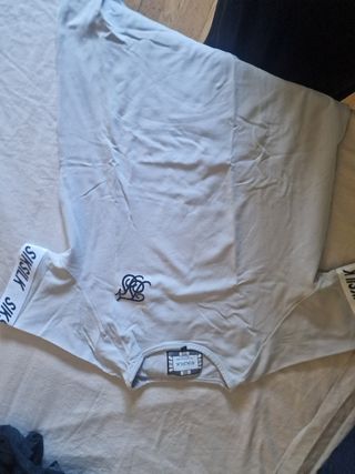 Camiseta Siksilk Talla S Blanca