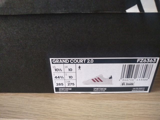 Zapatillas NUEVAS Adidas Grand Court Cloudfoam