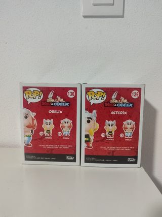 Funko Pop Asterix 129 y Obelix 130