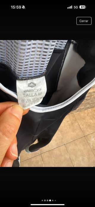 Culote Aero Ciclismo Talla M