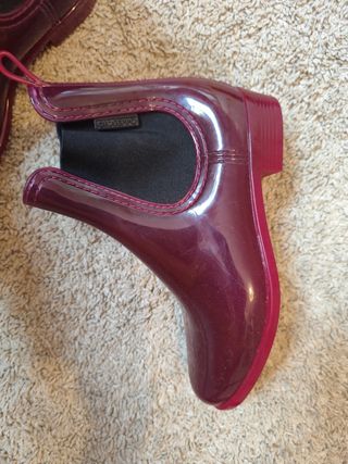 Botines agua granate talla 35