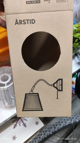 Lámpara IKEA ARSTID sin estrenar