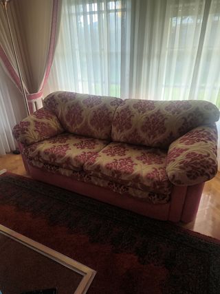 Elegante sofá de 2 plazas en terciopelo