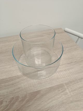 Vaso e ciotola in vetro Ikea