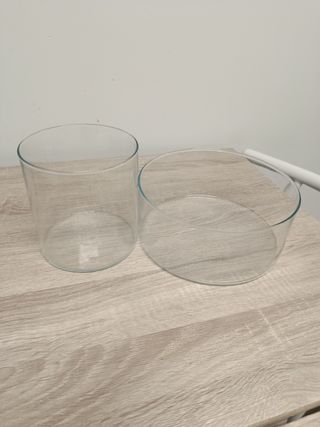 Vaso e ciotola in vetro Ikea