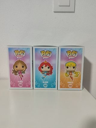 Pack Funko Pop Winx Club Flora, Bloom, Stella