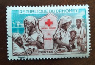 Lote 3 sellos República Dahomey