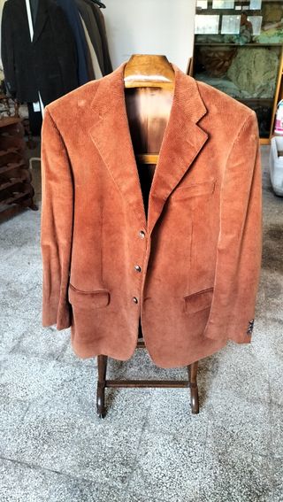 Giacca vintage in velluto a coste taglia 50