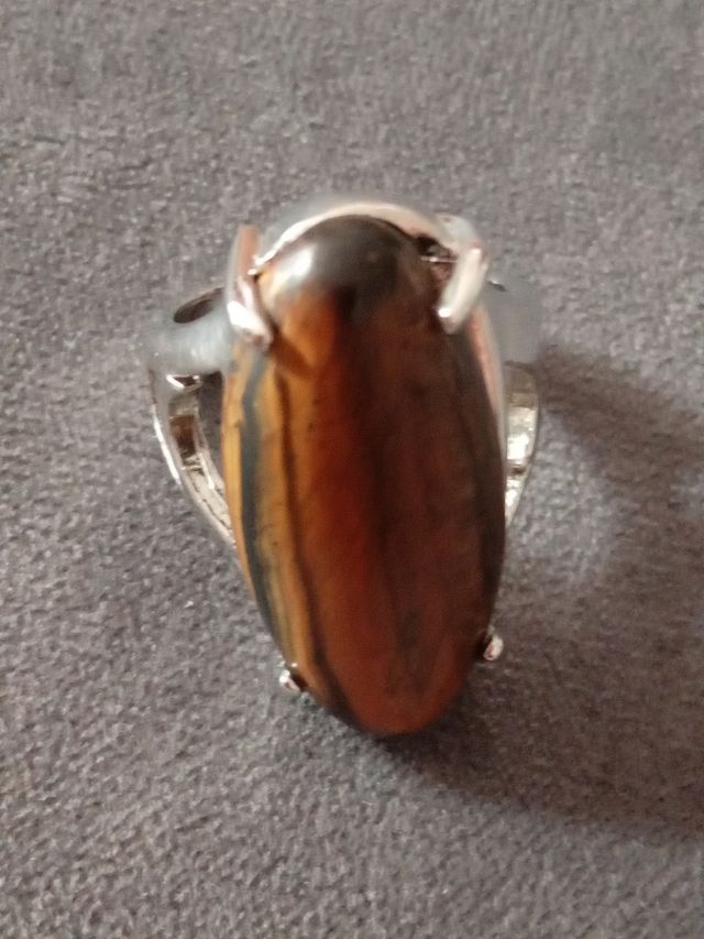 Anillo Piedra Ojo de Tigre