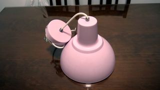 Lámpara Colgante Rosa Metálica