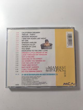 CD The Mamas & The Papas - Lo Mejor