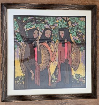 Cuadro Vietnamita Mujeres. 