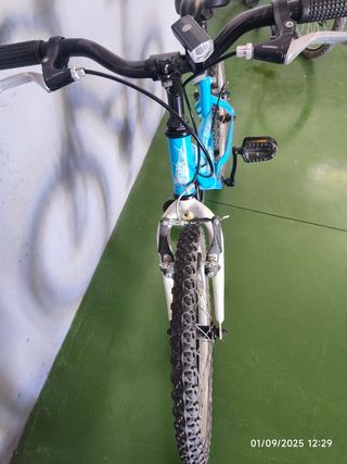 Bicicleta infantil azul