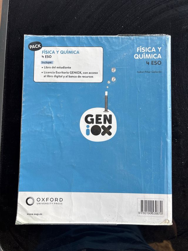 Física y Química 4º ESO. Libro del estudiante. ...