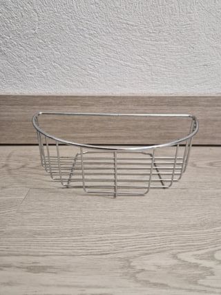 Estante de ducha cromado