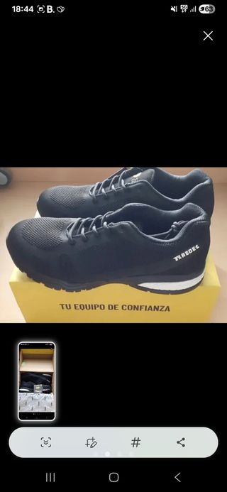 Zapatos de seguridad Paredes negras