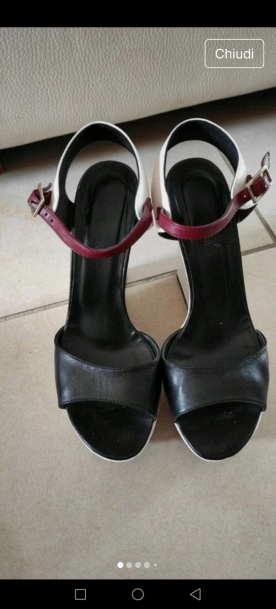 Zeppa Ombretta Davis vera pelle