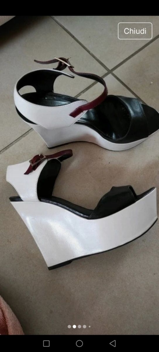 Zeppa Ombretta Davis vera pelle