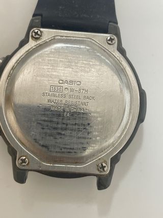Reloj Casio 1536 W-87H Plata
