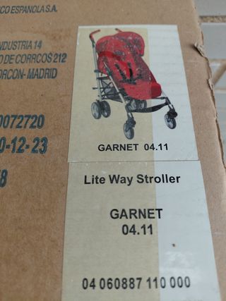 Silla de paseo Chicco Lite Way Roja