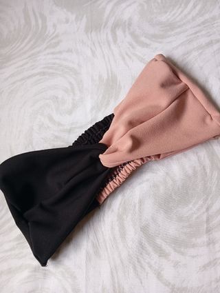 Crop top cruzada bicolor