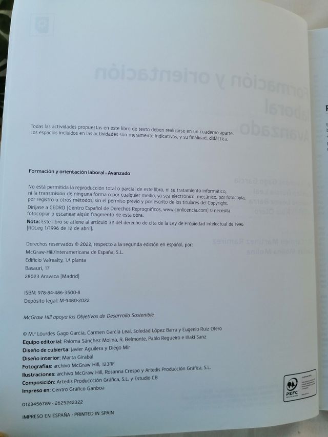 Formación y orientación laboral. Avanzado: Avan...