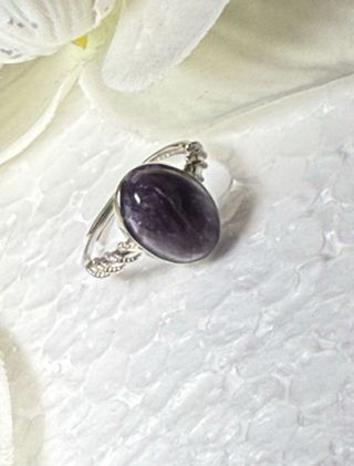 Anillo Plata 925 Piedra Natural Roja Ajustable