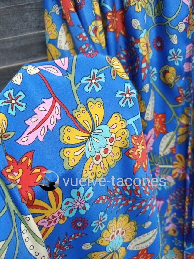 Conjunto top falda volantes seda BOHO STYLE * T. U