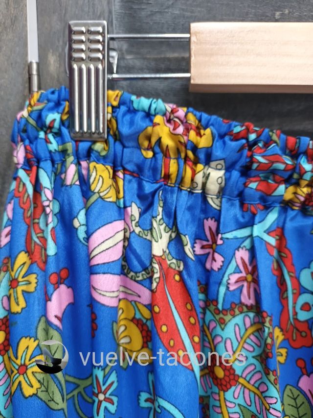 Conjunto top falda volantes seda BOHO STYLE * T. U