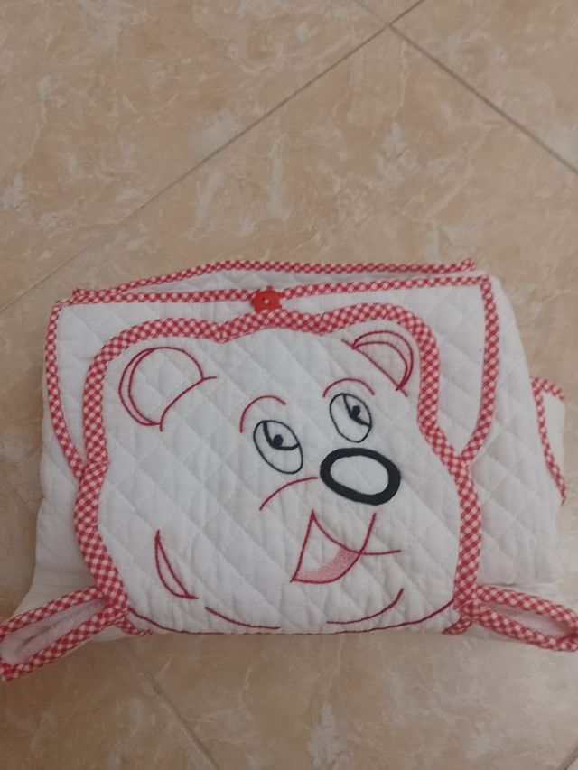 Fasciatoio portatile con bavetta orsetto