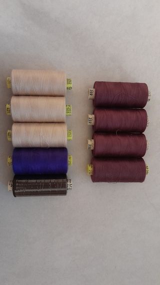 9 bobine di filo per cucito Gütermann