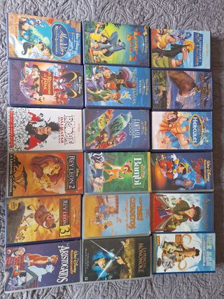 Lote 18 Películas VHS Disney