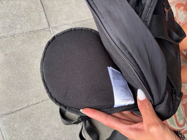 Mochila Jordan Negra Mediana