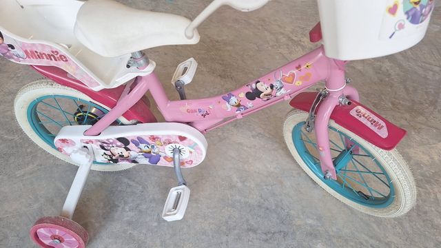 Bicicleta Infantil Minnie Rosa