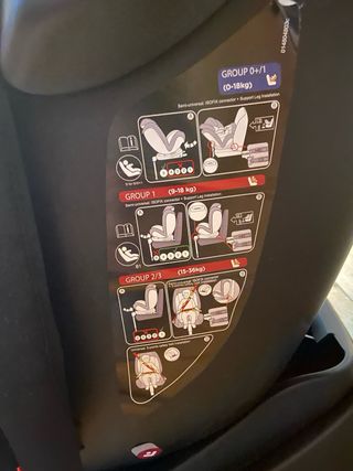Silla coche bebé Bebeconfort negra