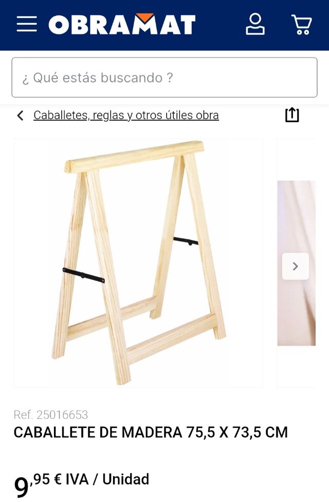 Caballetes de madera Astigarraga