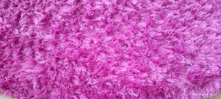 Alfombra redonda TAPIZADOS FAMA rosa pelo largo