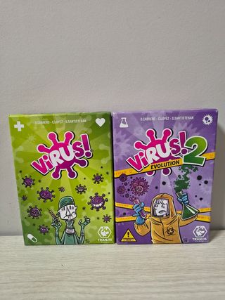 Juego de mesa Virus! y Virus! 2 Evolution