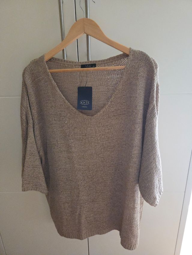 Jersey de punto Unit beige