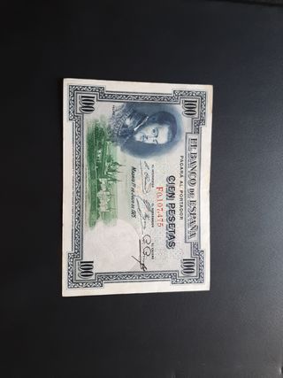BILLETE ESPAÑOL DE 100 PESETAS DE 1925
