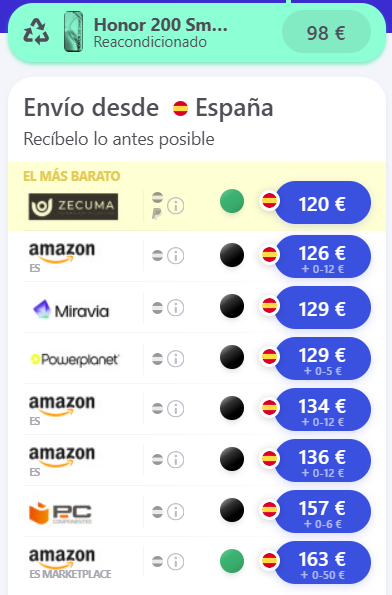 HONOR 200 Smart color negro