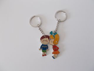 Portachiavi Carpisa coppia bimbo e bimba
