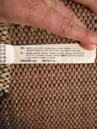 Alfombra Zara Home Algodón 150x200