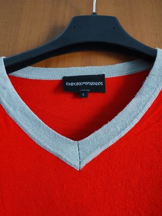 Maglia Emporio Armani Uomo Rossa